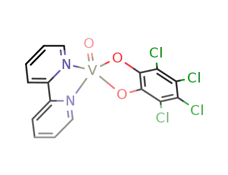 V(O)(2,2`-bipyridine)(tetrachlorocatecholate)