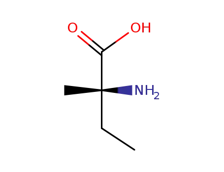 Molecular Structure of 3059-97-0 (D(-)-Isovaline)