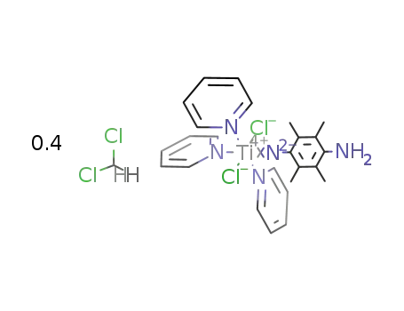 [Ti(pyridine)3Cl2(1,4-NC6Me4NH2)]*0.4CH2Cl2