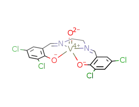 (N,N'-ethylenebis(3,5-dichlorosalicylideneaminate))oxovanadium(IV)