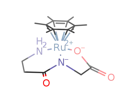 ruthenium(η3-N,N',O-(β-Ala-Gly-CO2)(η6-C6(CH3)6))