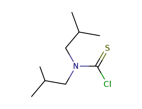Molecular Structure of 35026-87-0 (Carbamothioic chloride, bis(2-methylpropyl)-)