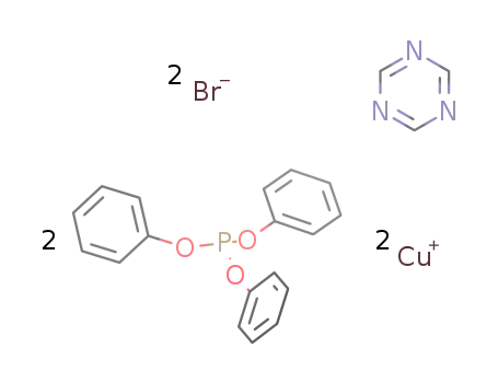 [(CuBr(P(OC6H5)3))2(triazine)]