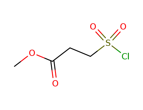 Molecular Structure of 15441-07-3 (3-Chlorosulfonyl-propionic acid methyl ester)