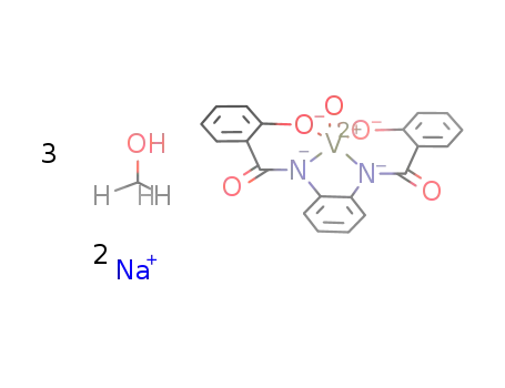 sodium [1,2-bis(2-hydroxybenzamido)benzenato]oxovanadate(IV) * 3 CH3OH