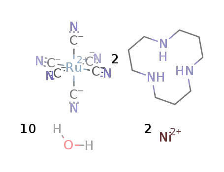 [Ni(1,5,9-triazocyclododecane)(H2O)]2[hexacyanoruthenate(II)]*8H2O