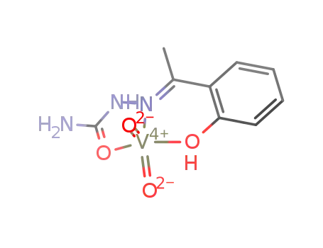 (2-hydroxyacetophenone semicarbazone)dioxovanadium(IV)