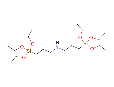 Molecular Structure of 13497-18-2 (Bis[3-(triethoxysilyl)propyl]amine)