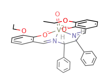 endo-(N,N'-di-3-ethoxysalicylidene-meso-1,2-diphenyl-1,2-ethanediamine)oxovanadium(IV)
