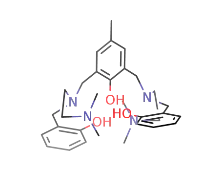 Molecular Structure of 845862-48-8 (Phenol,
2,6-bis[[[2-(dimethylamino)ethyl][(2-hydroxyphenyl)methyl]amino]methyl]
-4-methyl-)