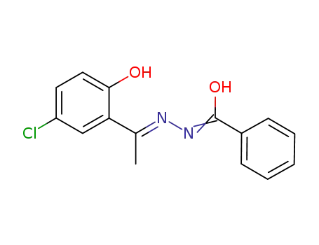 2-hydroxy-5-chloroacetophenone benzoylhydrazone