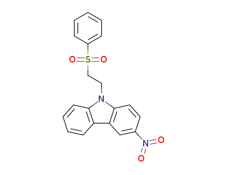 9-(2-phenylsulphonyl-ethyl)-3-nitro-9H-carbazole