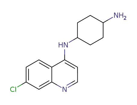 Molecular Structure of 289628-25-7 (1,4-Cyclohexanediamine, N-(7-chloro-4-quinolinyl)- )