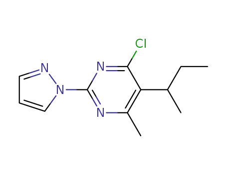 5-sec-butyl-4-chloro-6-methyl-2-(1H-pyrazol-1-yl)pyrimidine