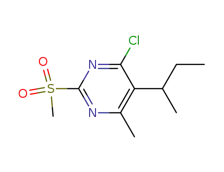 5-sec-butyl-4-chloro-6-methyl-2-methylsulfonylpyrimidine