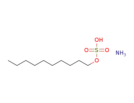 Molecular Structure of 13177-52-1 (ammonium decyl sulphate)