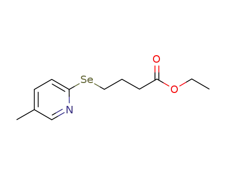 ethyl 2-(5-methyl)pyridylselenobutanoate