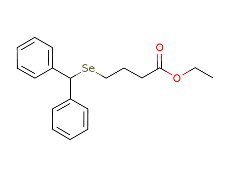 ethyl 2-(diphenyl)methylselenobutanoate