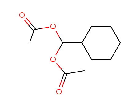 Molecular Structure of 64847-82-1 (Methanediol, cyclohexyl-, diacetate)