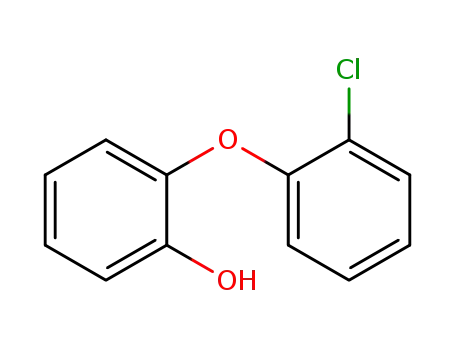 Molecular Structure of 21567-19-1 (Phenol, 2-(2-chlorophenoxy)-)