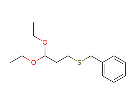 Molecular Structure of 32380-88-4 (Benzene, [[(3,3-diethoxypropyl)thio]methyl]-)