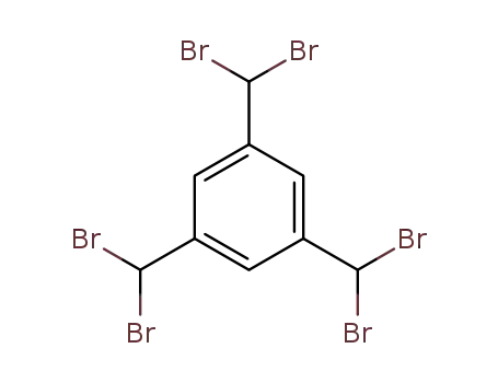 Molecular Structure of 1889-66-3 (1,3,5-Tris(dibromomethyl)benzene)