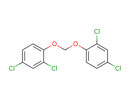 Molecular Structure of 35412-53-4 (Benzene, 1,1'-[methylenebis(oxy)]bis[2,4-dichloro-)