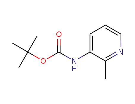 Molecular Structure of 1219095-87-0 (tert-butyl 2-methylpyridin-3-ylcarbamate)