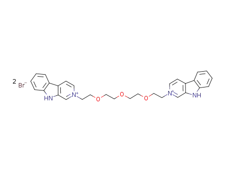 2-[2-(2-{2-[2-(β-carboline-2-ium-2-yl)ethoxy]ethoxy}ethoxy)ethyl]-β-carboline-2-ium