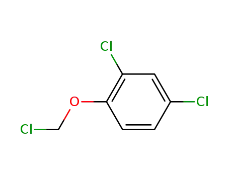 Molecular Structure of 13543-09-4 (Benzene, 2,4-dichloro-1-(chloromethyoxy)-)