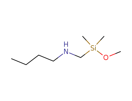 Molecular Structure of 53677-54-6 (1-Butanamine, N-[(methoxydimethylsilyl)methyl]-)