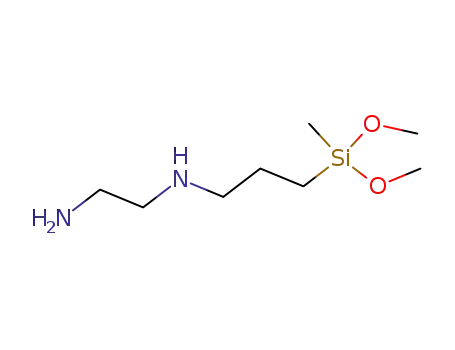 Molecular Structure of 3069-29-2 (3-(2-Aminoethylamino)propyl-dimethoxymethylsilane)
