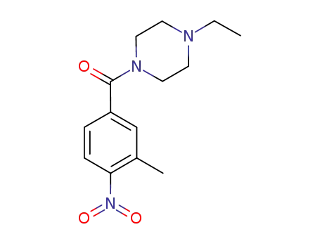 (4-ethylpiperazin-1-yl)(3-methyl-4-nitrophenyl)methanone