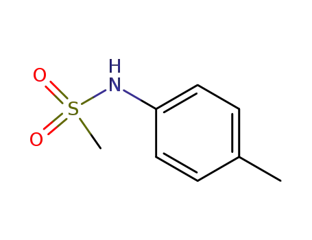 Molecular Structure of 4284-47-3 (N-(4-methylphenyl)methanesulfonamide)