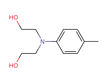 Molecular Structure of 3077-12-1 (2,2'-(P-TOLYLIMINO)DIETHANOL)