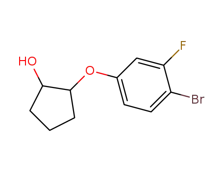 trans-2-(4-bromo-3-fluorophenoxy)cyclopentanol