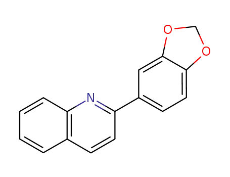 Molecular Structure of 6808-65-7 (2-(1,3-benzodioxol-5-yl)quinoline)