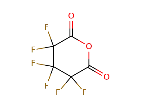 Molecular Structure of 376-68-1 (HEXAFLUOROGLUTARIC ANHYDRIDE)