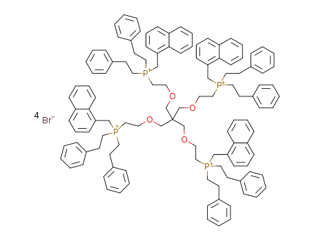 tetra{2-[bis(2-phenethyl)(1-naphthylmethyl)phosphonium]ethoxy}neopentane tetrabromide