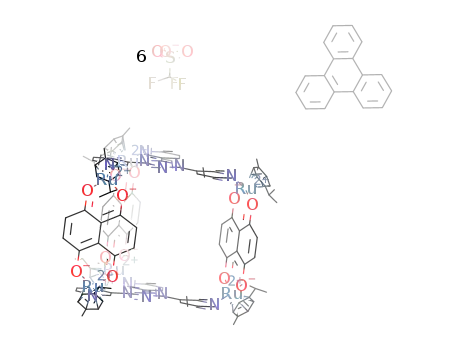 [triphenylene.cntnd.Ru6(p-cymene)6(2,4,6-tris(3-pyridyl)triazine)2(5,8-dioxido-1,4-naphthoquinonato)3][trifluoromethanesulfonate]6