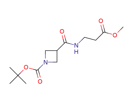 3-(2-Methoxycarbonyl-ethylcarbamoyl)-azetidine-1-carboxylic acid tert-butyl ester