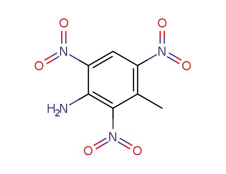 Molecular Structure of 22603-58-3 (3-methyl-2,4,6-trinitroaniline)