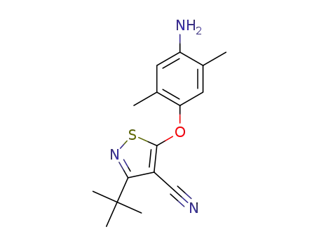 5-(4-amino-2,5-dimethylphenoxy)-3-tert-butylisothiazole-4-carbonitrile