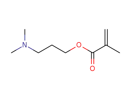 Molecular Structure of 20602-77-1 (3-(dimethylamino)propyl methacrylate)