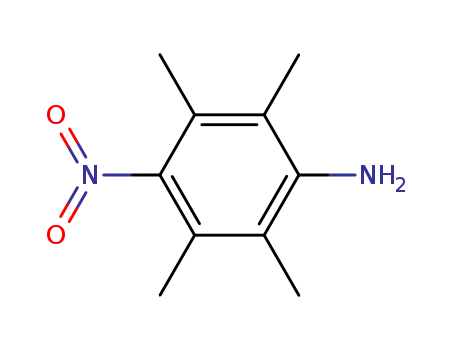 Molecular Structure of 13171-61-4 (2,3,5,6-tetramethyl-4-nitroaniline)