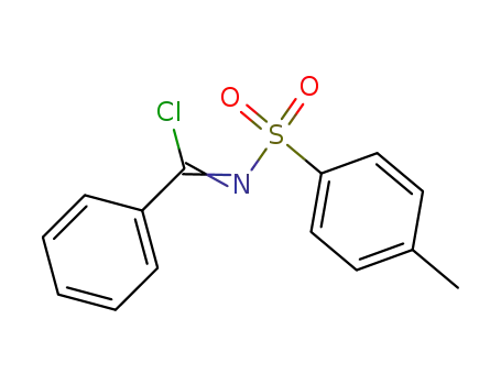 Molecular Structure of 4513-27-3 (N-(CHLORO-PHENYL-METHYLENE)-4-METHYL-BENZENESULFONAMIDE)