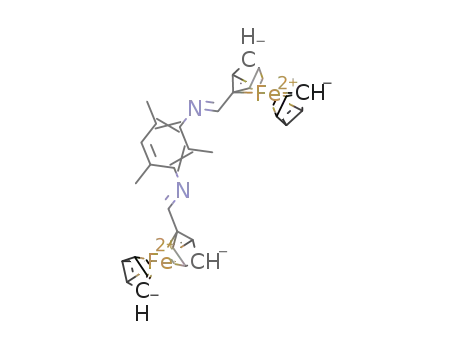 N,N'-bis(ferrocenylmethylene)-2,4,6-trimethylbenzene-1,3-diamine
