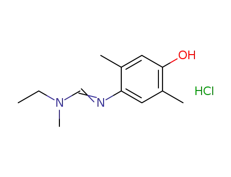 N-ethyl-N'-(4-hydroxy-2,5-dimethylphenyl)-N-methylimidoformamide hydrochloride