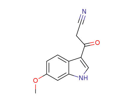 3-(6-methoxy-1H-indol-3-yl)-3-oxopropanenitrile