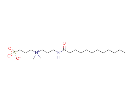 Molecular Structure of 52562-28-4 (N-(3-COCOAMIDOPROPYL)-N,N-DIMETHYL-N-(3-SULFOPROPYL)AMMONIUM BETAINE)